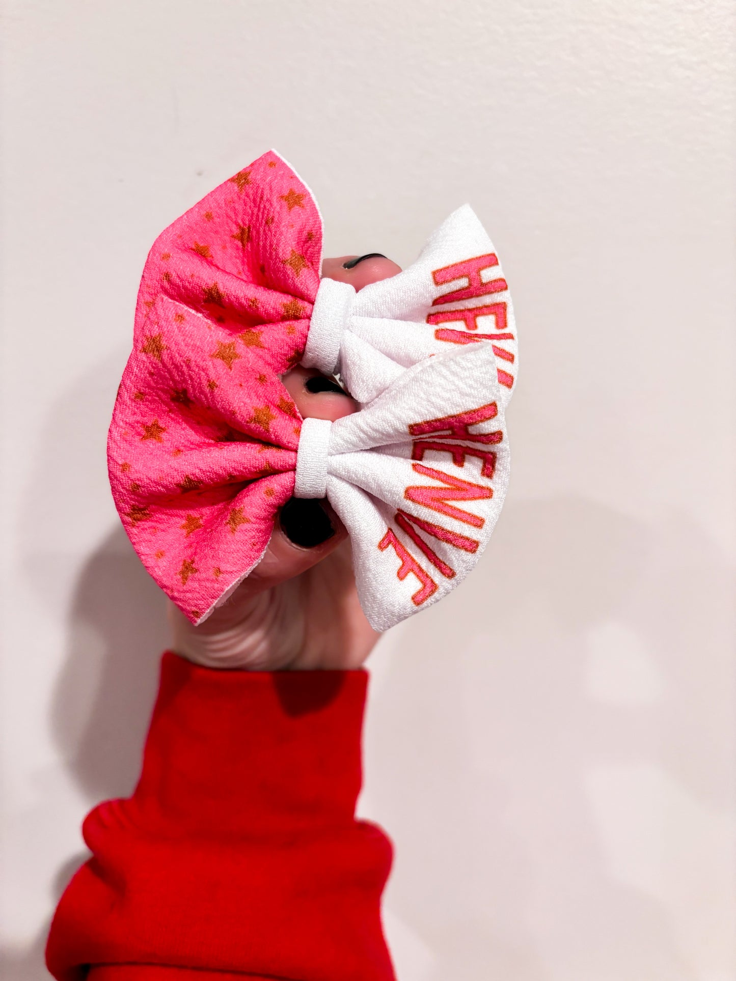 Custom Girlie Christmas Name Bows