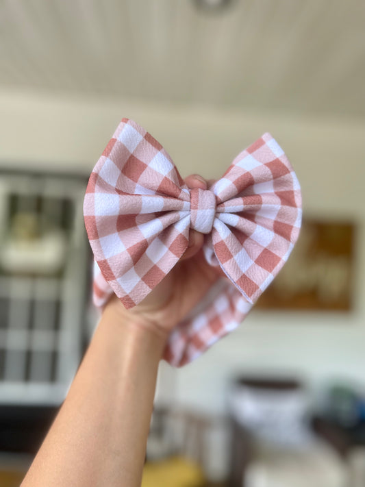 Apple cider gingham